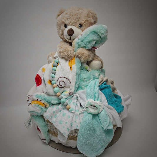 Ensemble cadeau pour Babyshower - Super doudou pour bébé