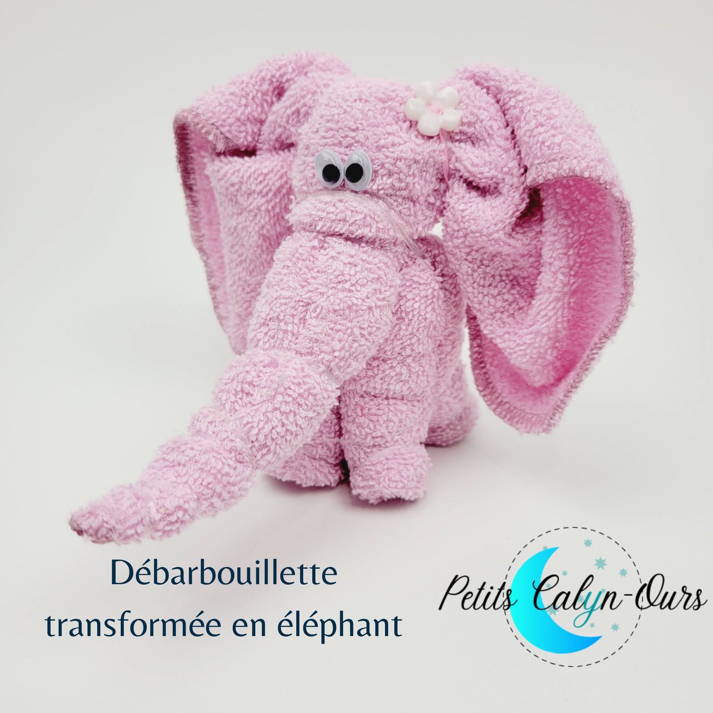 Sac cadeau éléphant rose