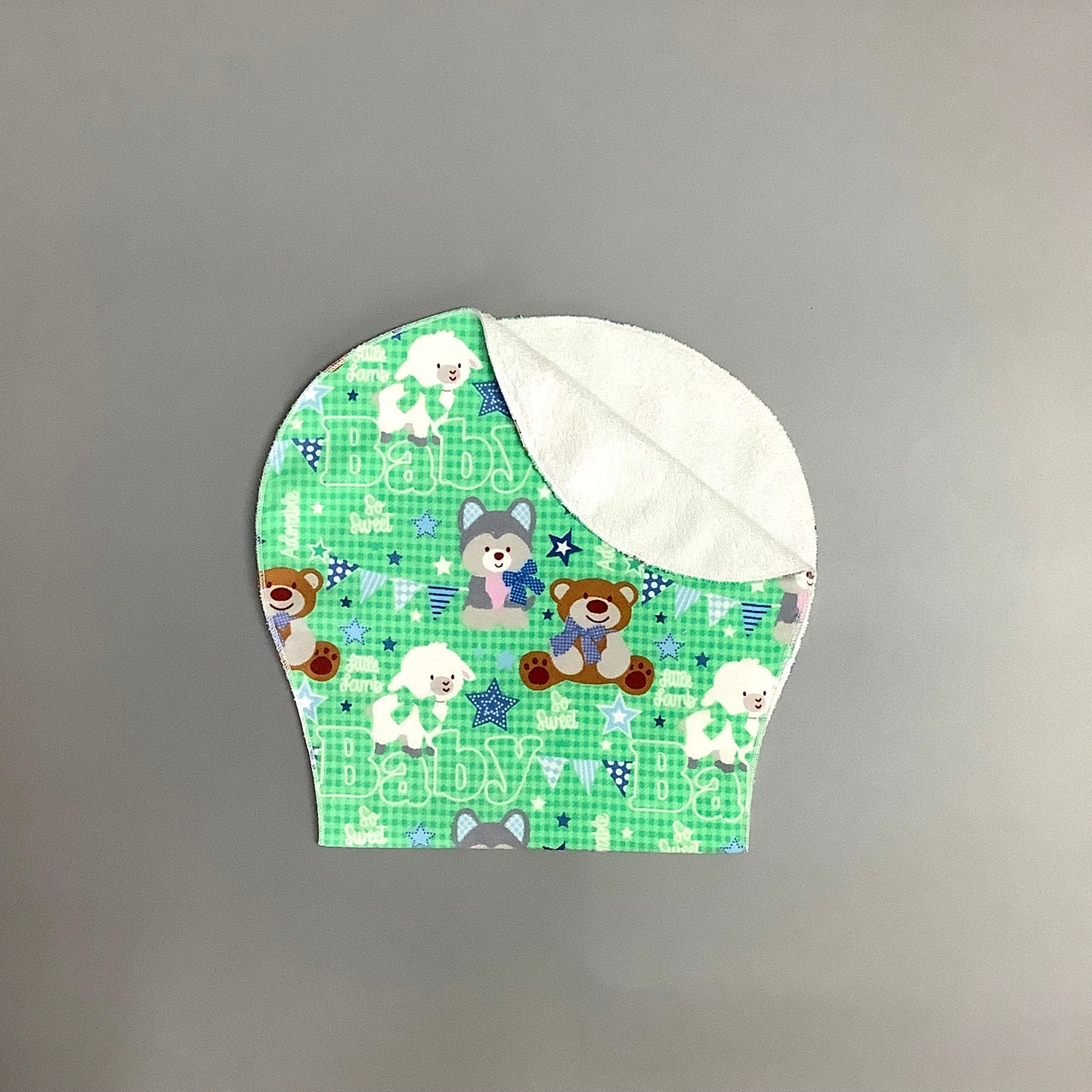 Shoulder bib sheep, teddy bear, wolf