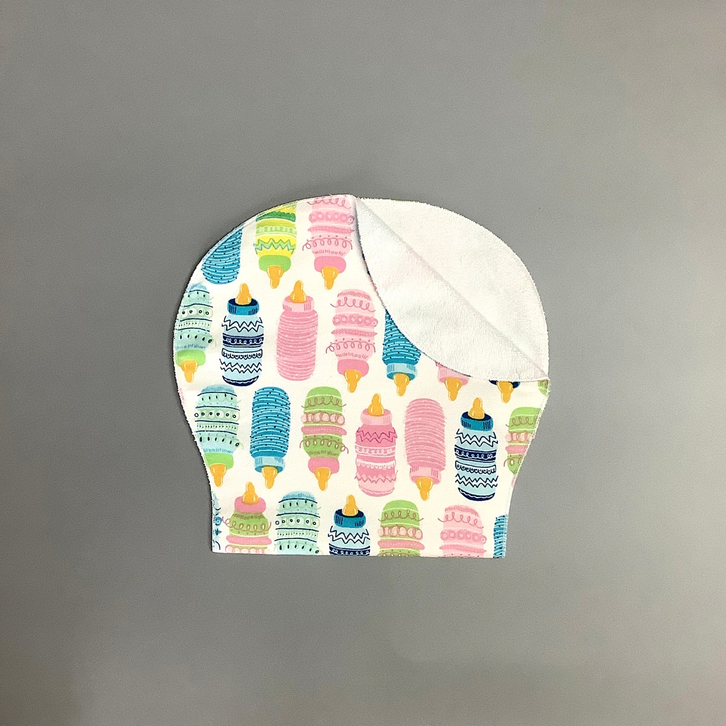 Baby bottle shoulder bib