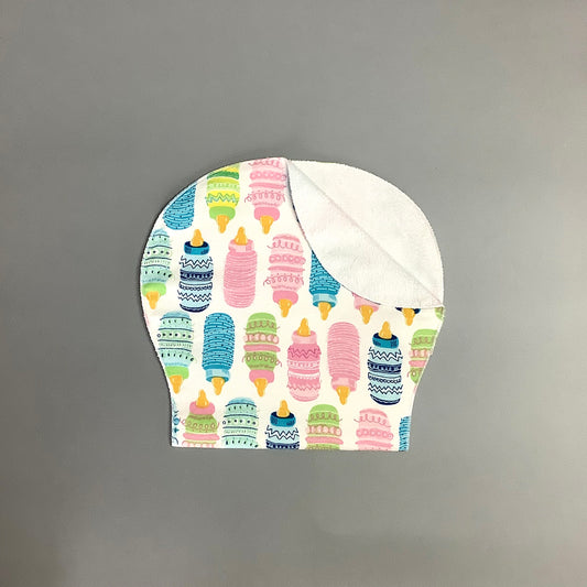 Baby bottle shoulder bib