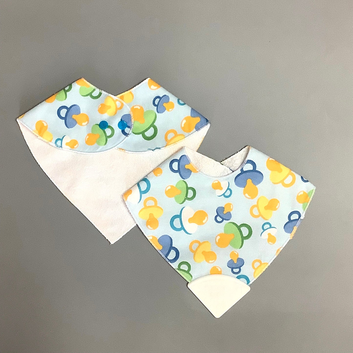 Teething bib Pacifiers