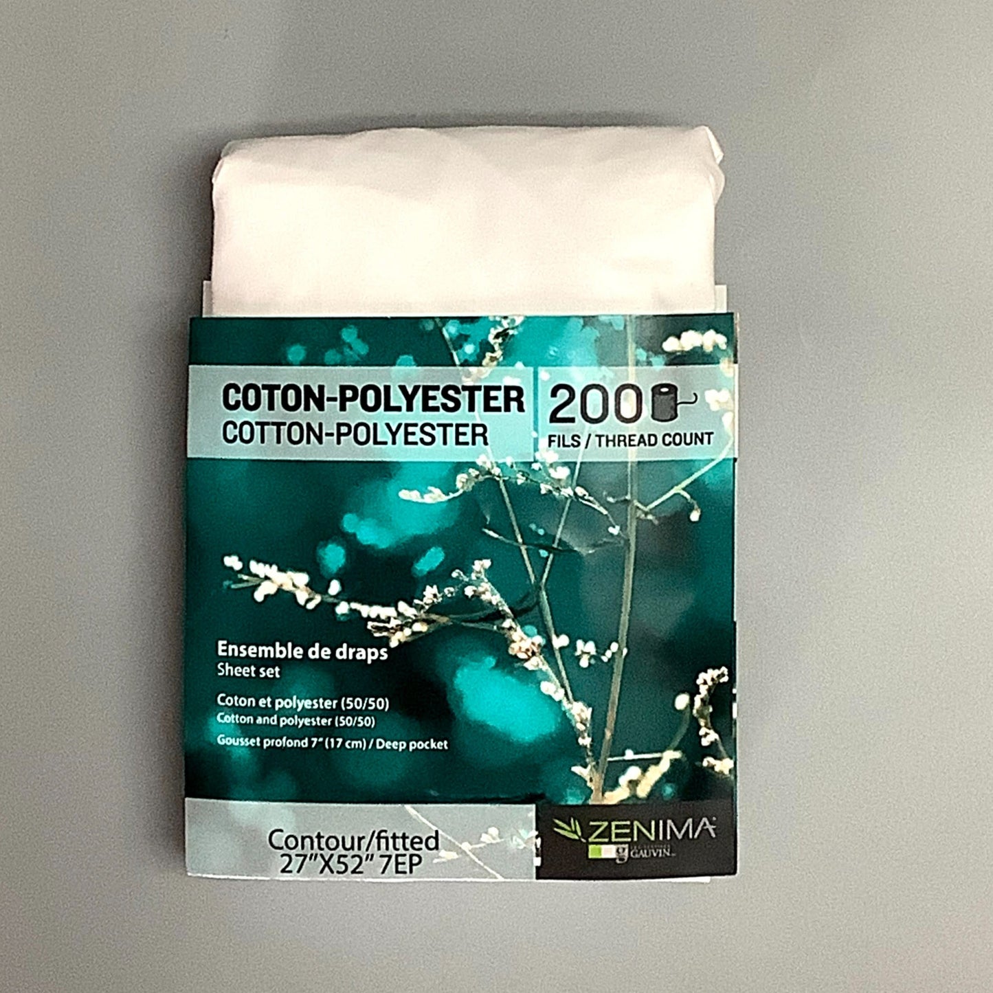 Drap contour Poly-Coton