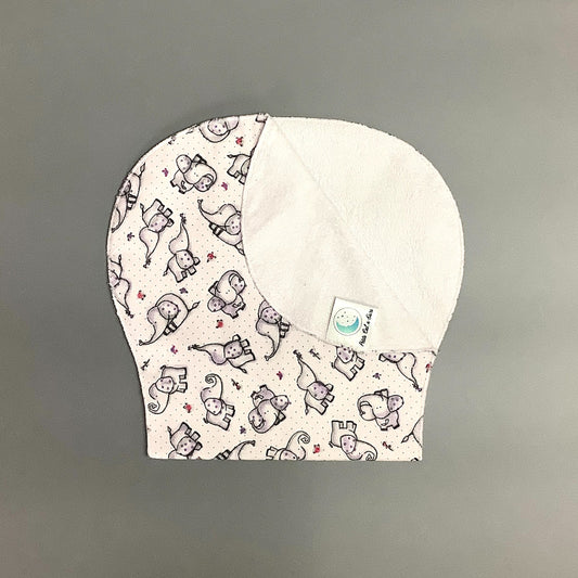 Purple Elephant Shoulder Bib
