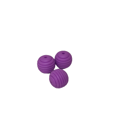 Round silicone ball 15mm lined
